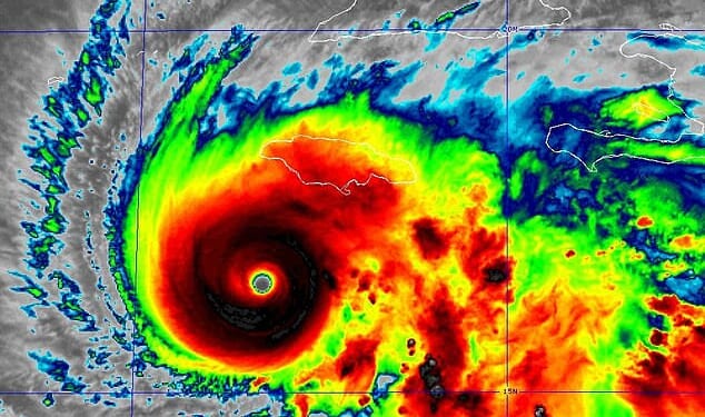 The National Hurricane Center (NHC) warned Jamaica residents: 'Remain sheltered! Failure to act may result in serious injury or loss of life.'
