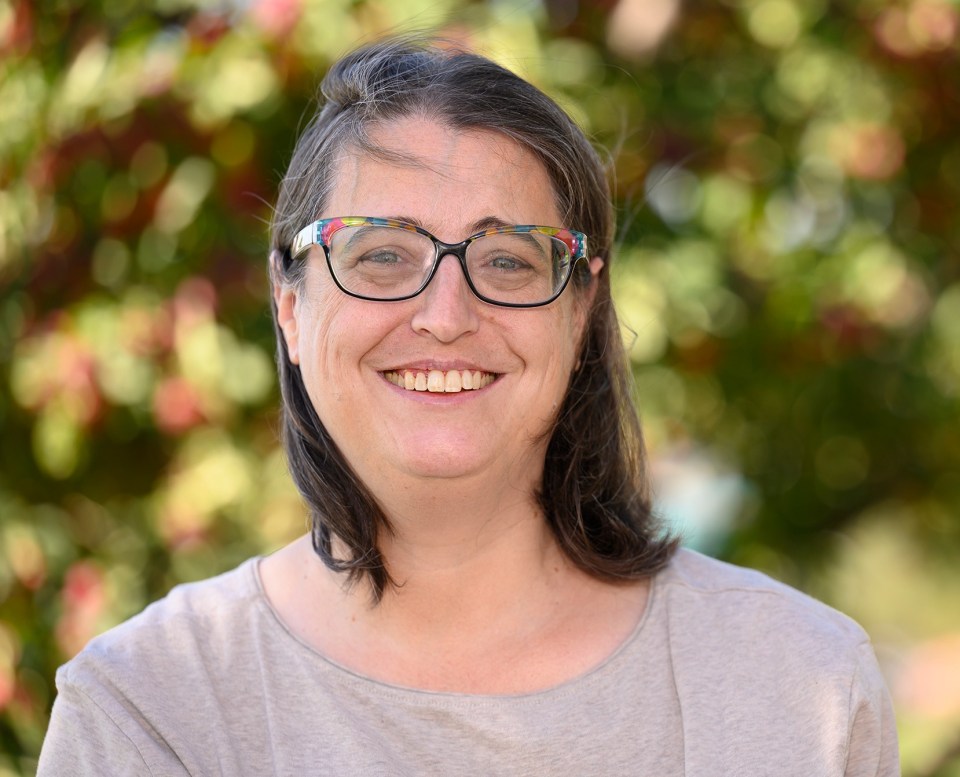 Cindy Buckshon smiling.