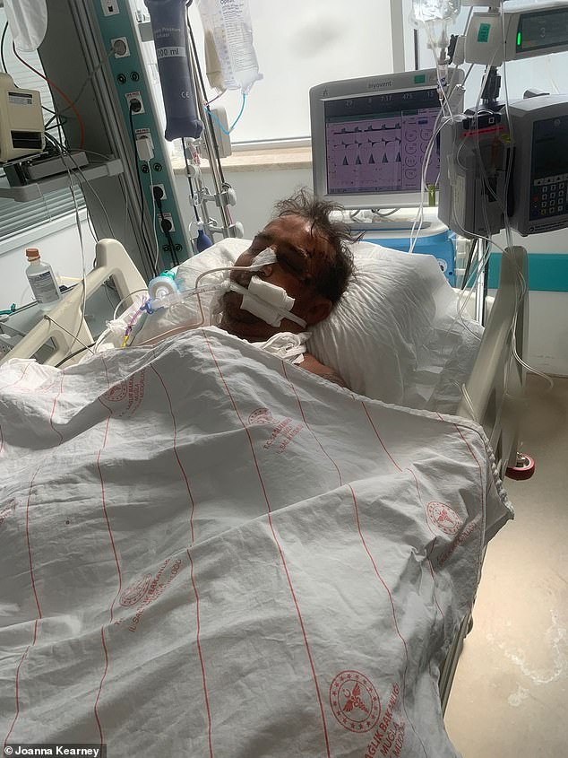 The 64-year-old father-of-six is currently on a life support machine with a severe brain injury. But doctors say there is nothing else they can do
