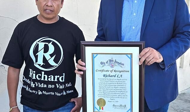 Mexican national Carlitos Ricardo Parias was given an award by the LA City Council for exposing ICE raids, weeks before he allegedly rammed federal vehicles with his car