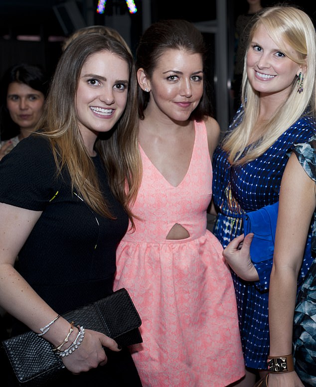 Natalie Tippett, left, pictured in 2013. Harbour reportedly flew Ms Tippett to his home in Atlanta, Georgia after filming ended