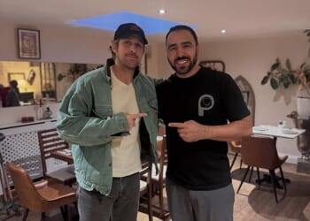 Ryan Gosling's good looks has been turning the heads of Hampstead locals, in particular during his most recent pit stop at a local Persian restaurant.