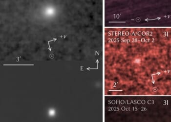 The object made its closest approach to the sun on Wednesday, observed by three NASA spacecraft. Data showed that 3I/ATLAS brightened at a rate about seven times faster than typical comets as it reached perihelion on October 29