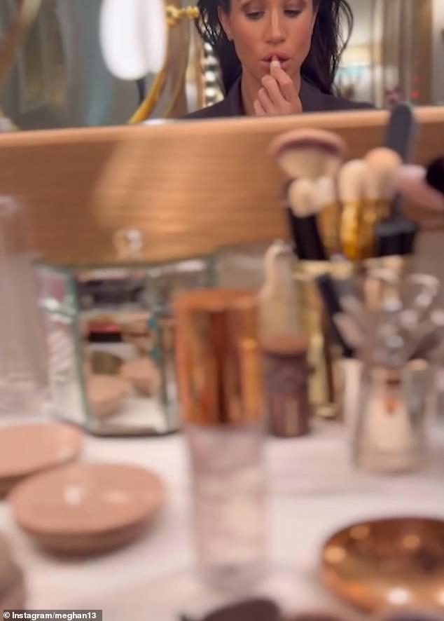 An Instagram reel by Meghan showing her using unbranded cosmetics has sent social media into overdrive and new speculation she may be launching a brand or a collaboration