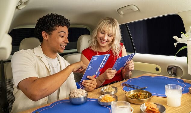 The world's smallest restaurant? Hyundai has turned its Inster EV into a 'Backseat Bites' restaurant for experimental diners