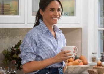 Meghan Markle (pictured) this week unveiled the latest seasonal offerings from her As Ever brand