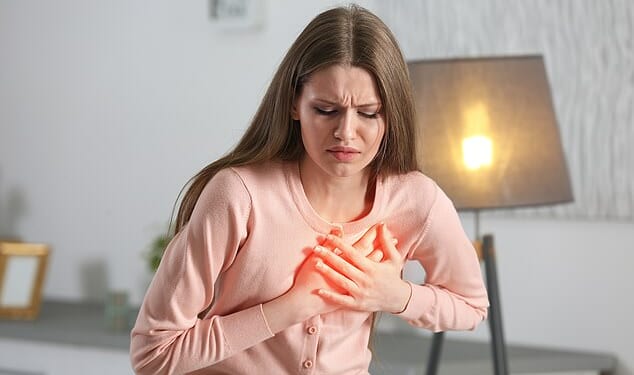 One of the most common causes of palpitations is anxiety, explains DR ELLIE CANNON, as the heart races when we are nervous or frightened