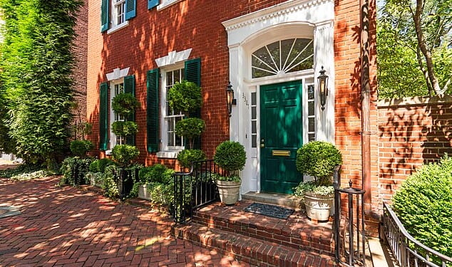 The historical Georgetown home was purchased by the Kennedys in 1957 for $82,000