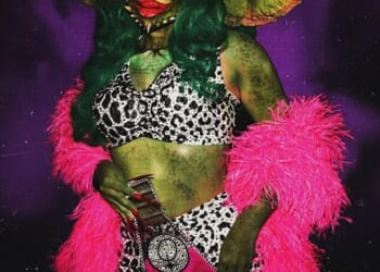 Jade Thirlwall (pictued) looked unrecognisable as they led the stars in incredible costumes for Halloween 2025 on Friday