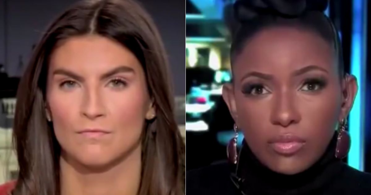 On Monday, CNN's Kaitlan Collins, left, fact-checked Rep. Jasmine Crockett, right, after she lied about the White House ballroom construction.