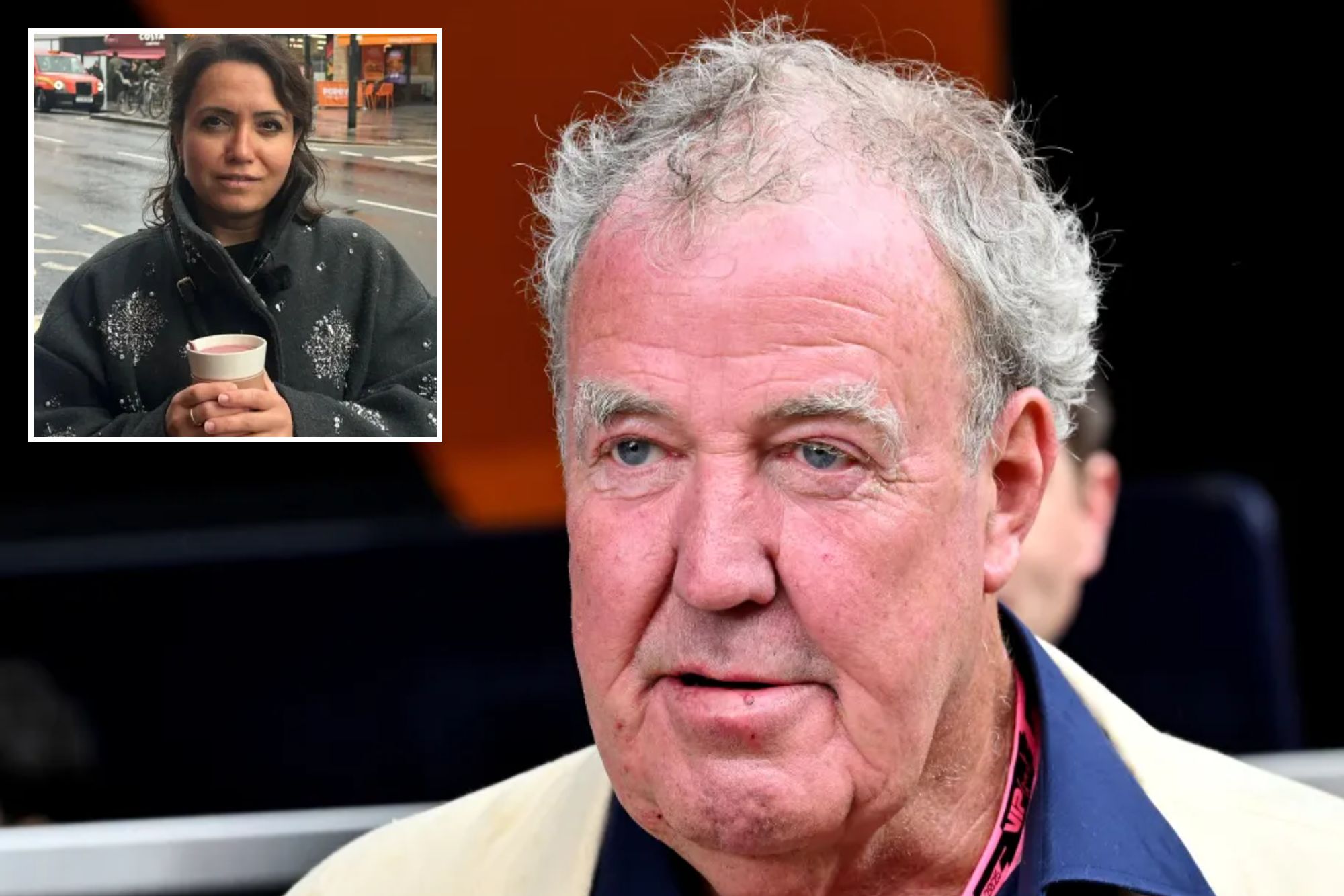 An image collage containing 2 images, Image 1 shows Formula One British Grand Prix - Race, Image 2 shows Burcu Yesilyurt