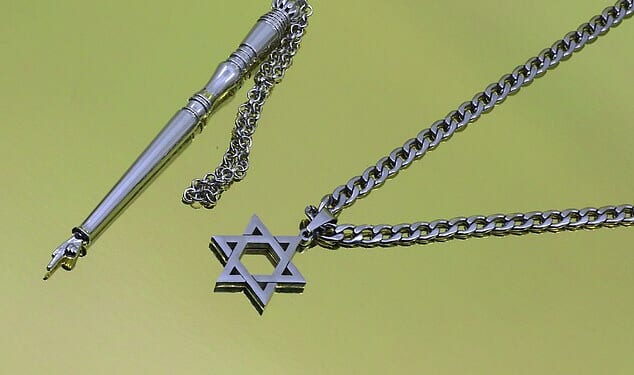 A Jewish lawyer was questioned by police after wearing a Star of David necklace which officers claimed 'antagonised' pro-Palestine supporters during a demonstration (Stock Image)