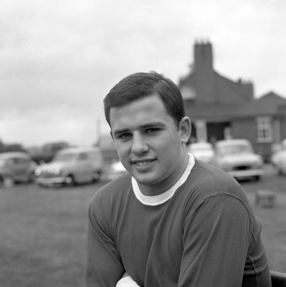 Head shot of Manchester United's Jimmy Nicholson.
