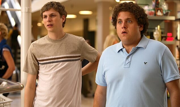 After reportedly weighing 280 pounds at his heaviest, Jonah Hill's weight has fluctuated over the years after he originally kickstarted his weight loss back in 2011 (pictured in Superbad in 2007 when he was 23)