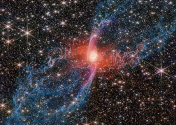 Using its Near-InfraRed Camera (NIRCam), Webb has revealed never-before-seen details in this picturesque planetary nebula with a rich backdrop of thousands of stars