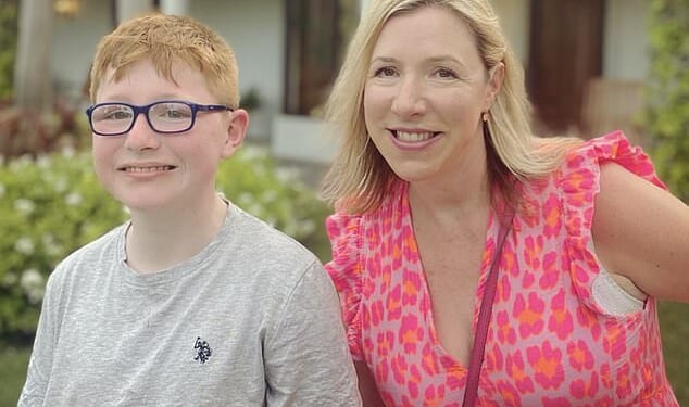 Georgina Fuller's son Eddie was diagnosed with Pathological Demand Avoidance and autism in 2019 (pictured together)