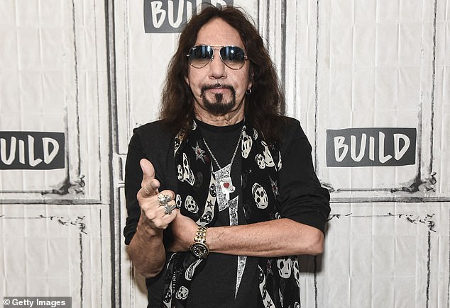 Frehley passed away Thursday at age 74 after suffering a brain bleed that left him on life support; (pictured 2018)