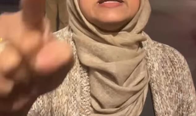 'Give me your phone and delete it now. Show me,' she demands as she points her finger at the device