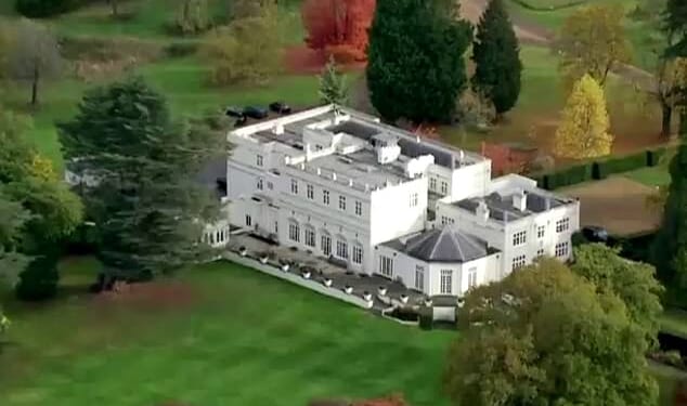 Calls are growing for Prince Andrew to be kicked out of the Royal Lodge (pictured today), the lavish Windsor mansion he shares with his ex-wife Sarah Ferguson