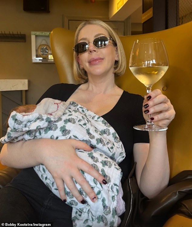 Katherine gave birth to her daughter Holland following just 45 minutes of active labour