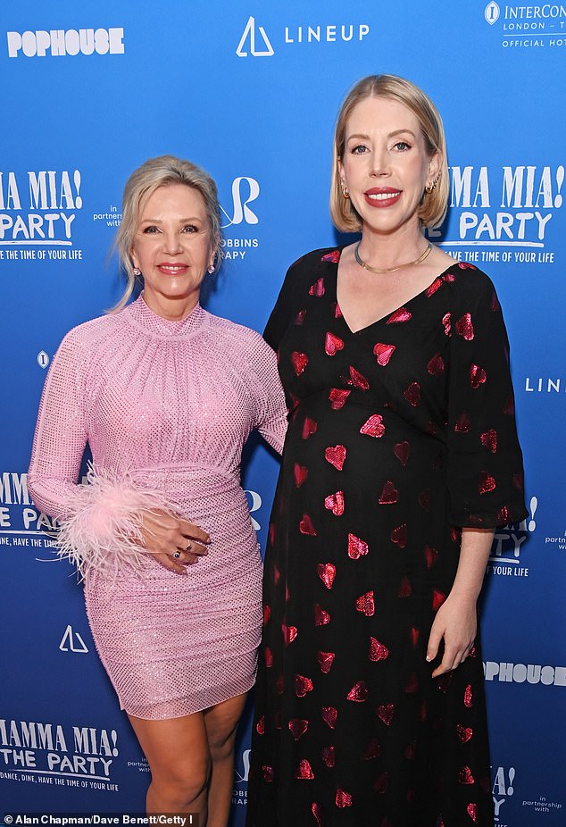The comedian, 41, who welcomed her fourth child earlier this month, revealed she had gifted her mother a facelift for her birthday last year and couldn't wait to have her own (seen with mum Julie last month)
