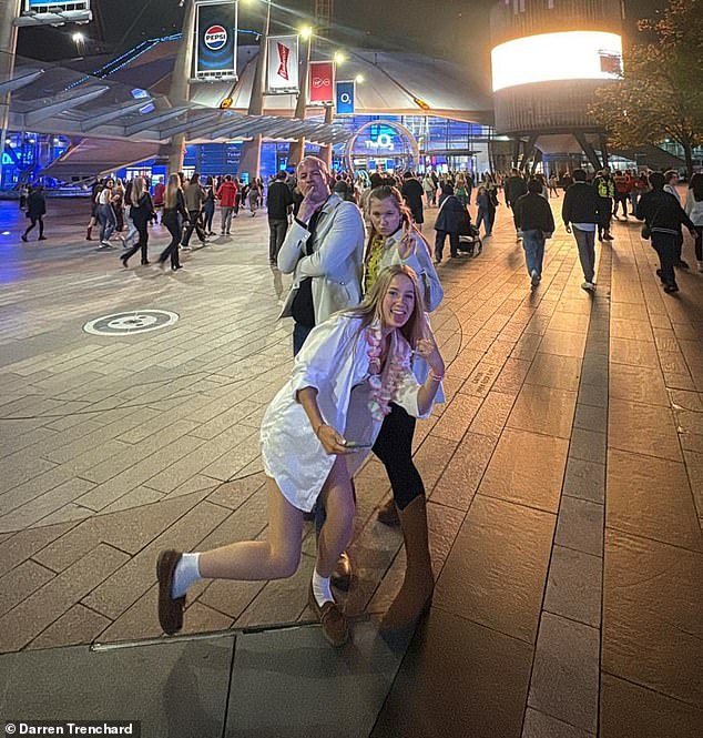 Darren told the Daily Mail: 'They bought me tickets as I was a big fan! I always joked that I was going to make Katy Perry my wife while they were growing up'