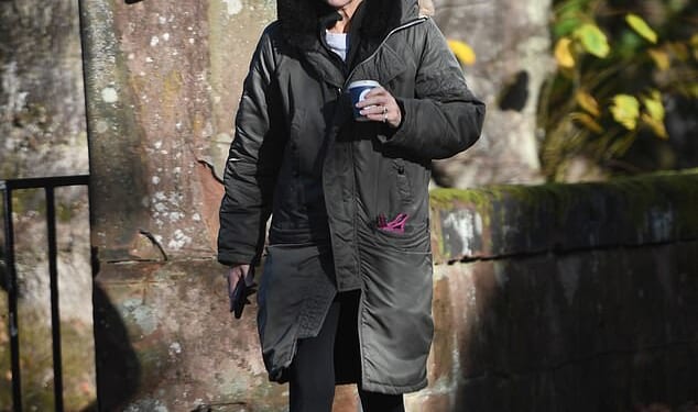 Under siege Loose Women host Kaye Adams has revealed she can't sleep after experiencing 'the s****iest weeks ever', amid a probe into her conduct (pictured last week)