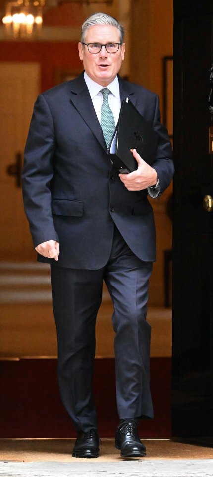 Sir Keir Starmer exiting No10 for the Commons.