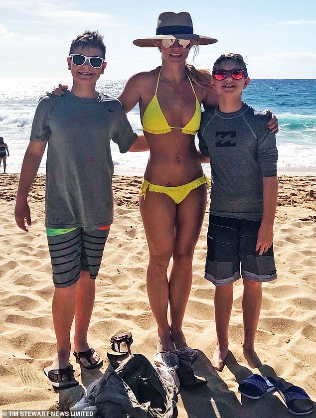 Federline and Spears were married from 2004 to 2007 and share two sons, Sean Preston, 20, and Jayden James, 19; (Preston, Britney and Jayden pictured 2018)