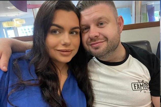 It was previously heard that Mrs Bashford was attacked first with the hammer before then being stabbed by Martin. She is pictured here with her husband