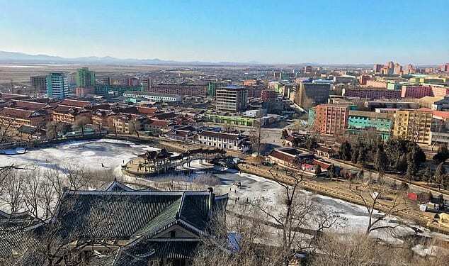 North Korean women are being searched for breast implants in the city of Sariwon (pictured)