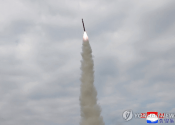 Kim Jong-un fires missile just HOURS before Trump is set to visit S. Korea as tyrant vows 'to prepare for nuclear war'