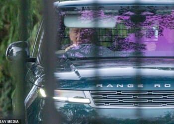 King Charles has been seen for the first time since effectively banishing his brother from royal life on Thursday night