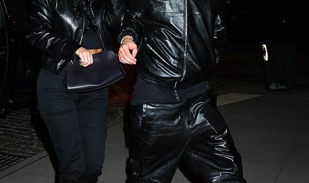 Kylie Jenner and Timothee Chalamet are the latest celebrity couple to embrace the matching outfits trend, taking inspiration from David and Victoria Beckham 's matching Versace outfits