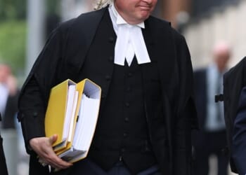 John Larkin KC said the Tobacco and Vapes Bill currently going through Parliament will be 'run aground' in Northern Ireland by the Windsor Framework agreed by Rishi Sunak in 2023.