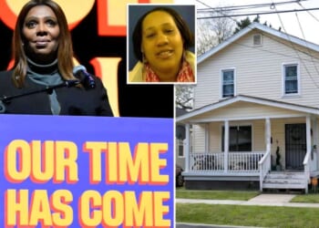 There's been a new development in the case involving New York Attorney General Letitia James, left, and the house she is accused of committing fraud for on her mortgage application. The house is reportedly occupied by her niece, Nakia Thompson, center, who authorities say is "considered a fugitive."
