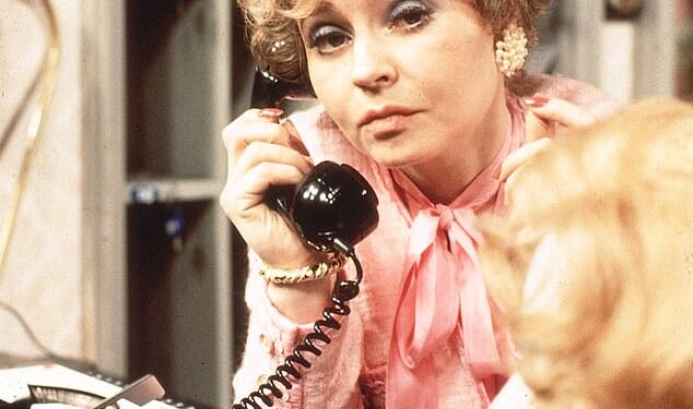 Prunella Scales potraying Sybil Fawlty on the hit British comedy show Fawlty Towers