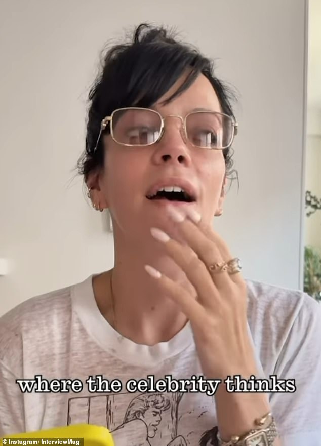 Lily Allen has revealed she flew ail the way to Japan in a 'meticulously planned' plot just to 'hook up' with a famous person