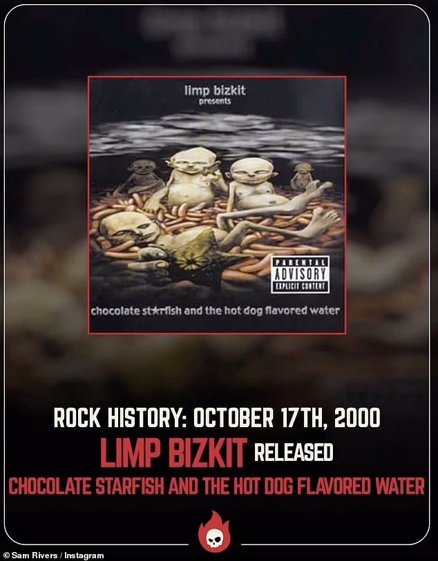 He took to his Instagram on Friday to share a shot of the group's third album, Chocolate Starfish and the Hot Dog Flavored Water, revealing it had been exactly 25 years since the platinum certified record had been released
