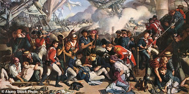 Daniel Maclise's The Death of Nelson, 1805, is on display at the Walker Art Gallery in Liverpool in the 'Queer relationships' collection