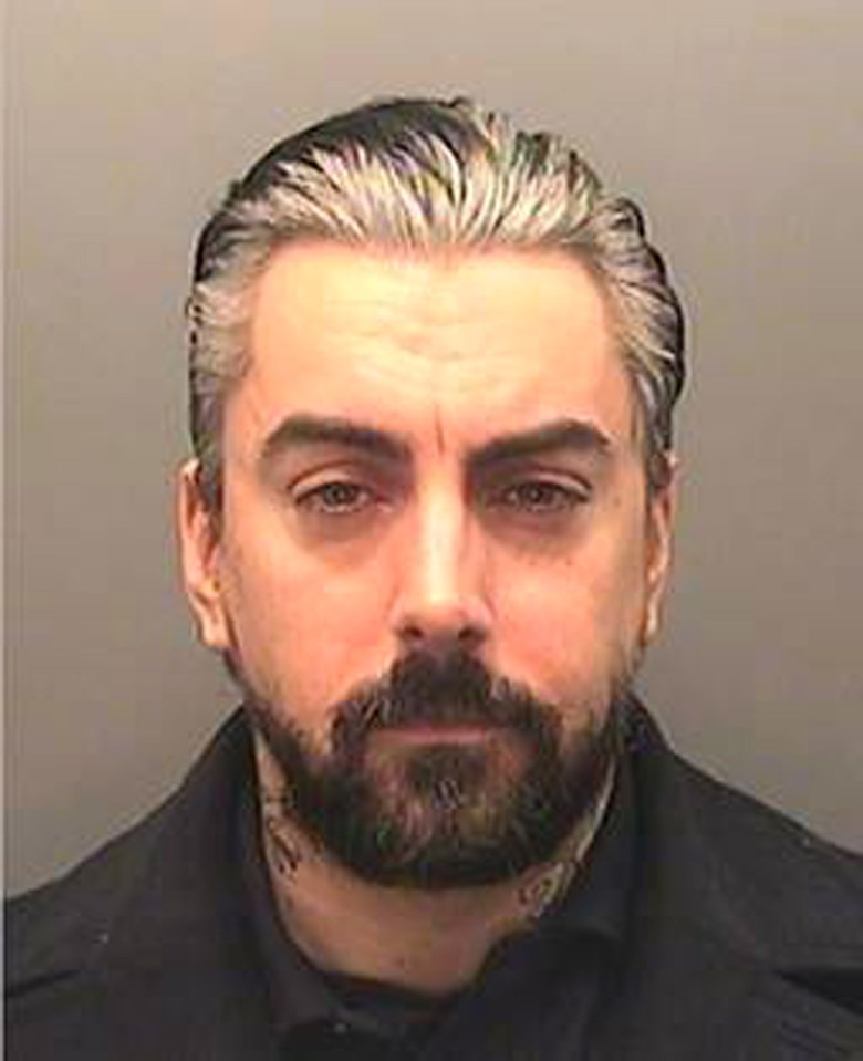 Mugshot of former Lostprophets frontman Ian Watkins.