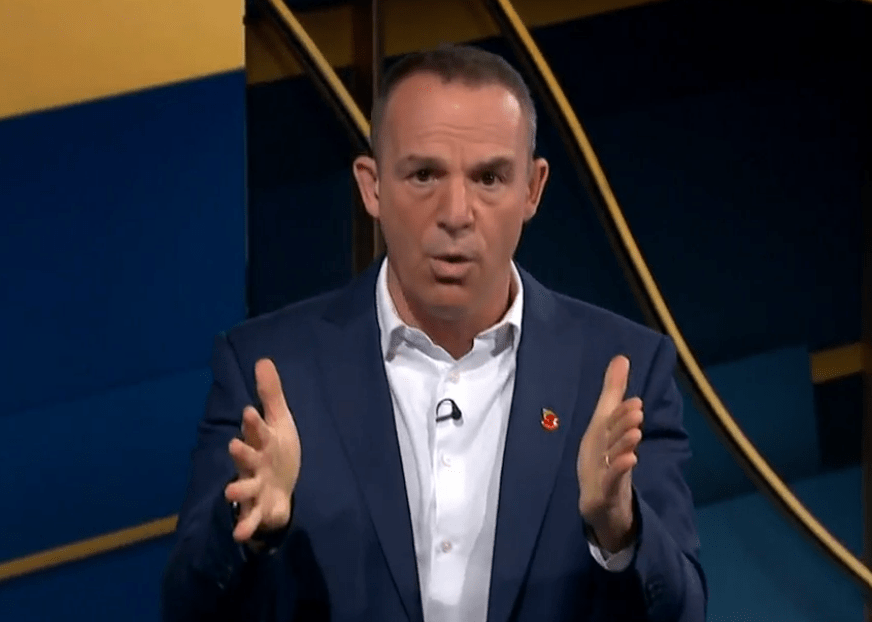 Martin Lewis on The Martin Lewis Money Show ITV1.