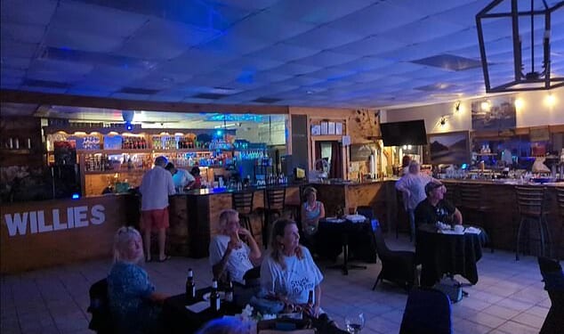 A deadly mass shooting took place around 1am Sunday at Willie's Bar and Grill in St. Helena Island, South Carolina (Pictured: Undated photo of the restaurant's interior)