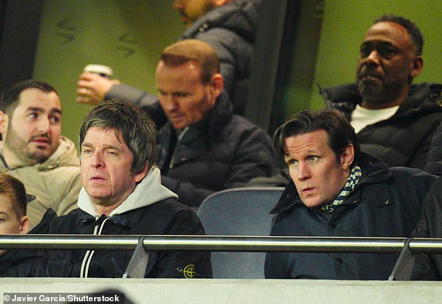 Last October, Matt was seated alongside Noel at Tottenham Hotspur Stadium, where Spurs were playing the Oasis star's beloved Manchester City in an FA Cup fourth round tie