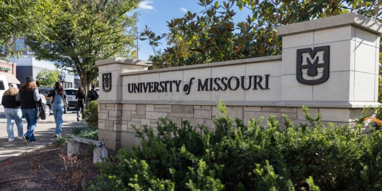 A view of the campus of the University of Missouri on Oct. 7, 2023 in Columbia, Missouri.
