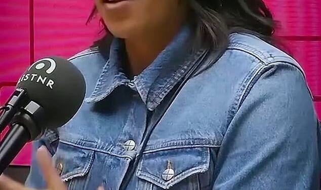 Morgan Mitchell (pictured) has admitted she spends an hour each day on her skin and haircare on Rebecca Judd and Jessie Roberts' Vain-ish podcast