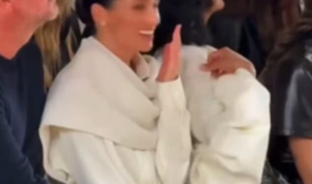 The Duchess has been criticised after a widely circulated video online showed her laughing while sat on the front row during the Balenciaga show