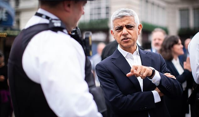 Sadiq Khan (pictured) has been accused of helping 'cover up' abuse by London grooming gangs