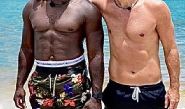 Micah Richards showed off his impressive physique a couple of years ago alongside Jamie Redknapp on A League of Their Own