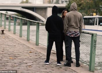 'Abdul' and 'Ali' (pictured) complained of a lack of support offered to migrants in France compared to the UK, saying there is homelessness and a lack of housing